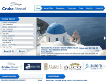 Tablet Screenshot of cruiseabroad.com.au